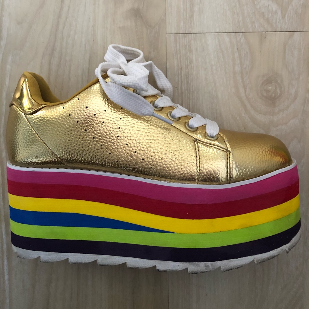 Yru Gold/Multi Sneakers